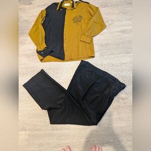 Men's Black Dress Pants - Classic Tailored Fit